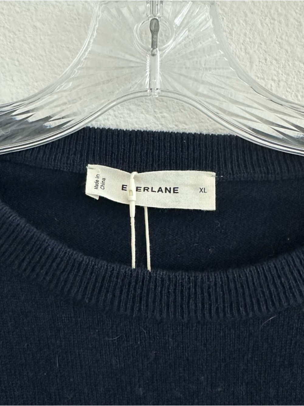 Everlane The Cashmere Crew in Black Size:‎ XL, NWT - Picture 5 of 12
